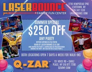 Business Directory Your Local Kids Q-Zar and Laser Bounce