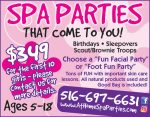 At Home Spa Parties