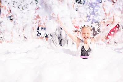 Birthday Fun. Parties that Come to You. Girl enjoying party